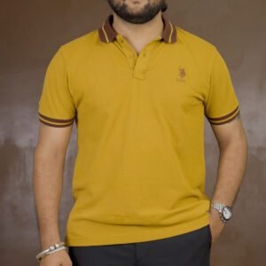 U.S. Polo Assn. Polo Collar Pure Cotton T-shirt for Men