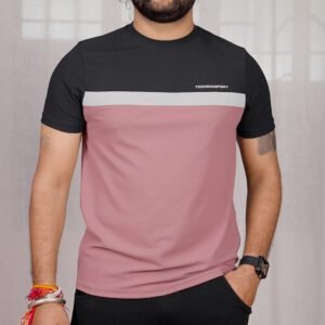 Technosport Colourblocked Slim Fit T-shirt for Men