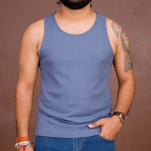 DAMENSCH Waffle Premium Waffle Texture Tank Top for Men