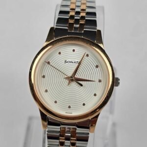 Sonata Glam Gold Quartz Analog Watch For Women