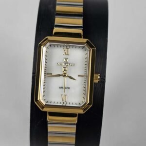 Naviforce Pearl Dial & Stainless Steel Analog Watch for Women