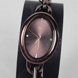 Fastrack Vyb Quartz Chocolate Brown Dial Watch for Women