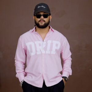 Powerlook Boxy Striped Casual Shirt for men