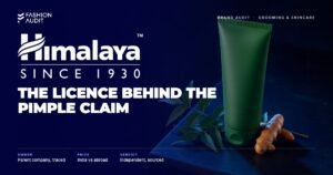 Himalaya brand audit by FashionAudit: Himalaya logo over a herbal face wash with neem leaves and turmeric