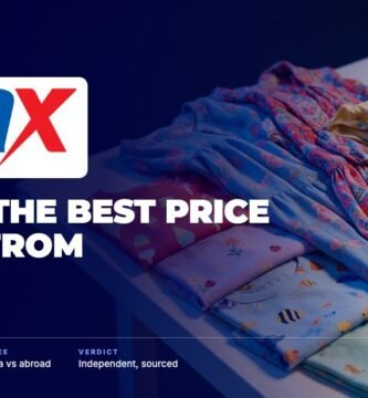 Max Fashion brand audit by FashionAudit: Max Fashion logo over colourful family casualwear