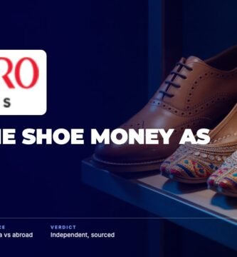 Metro Shoes brand audit by FashionAudit: Metro Shoes logo over a polished tan brogue
